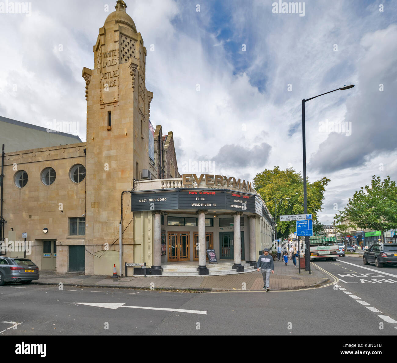 Le CENTRE-VILLE DE BRISTOL EN ANGLETERRE WHITELADIES ROAD WHITELADIES PICTURE HOUSE Banque D'Images