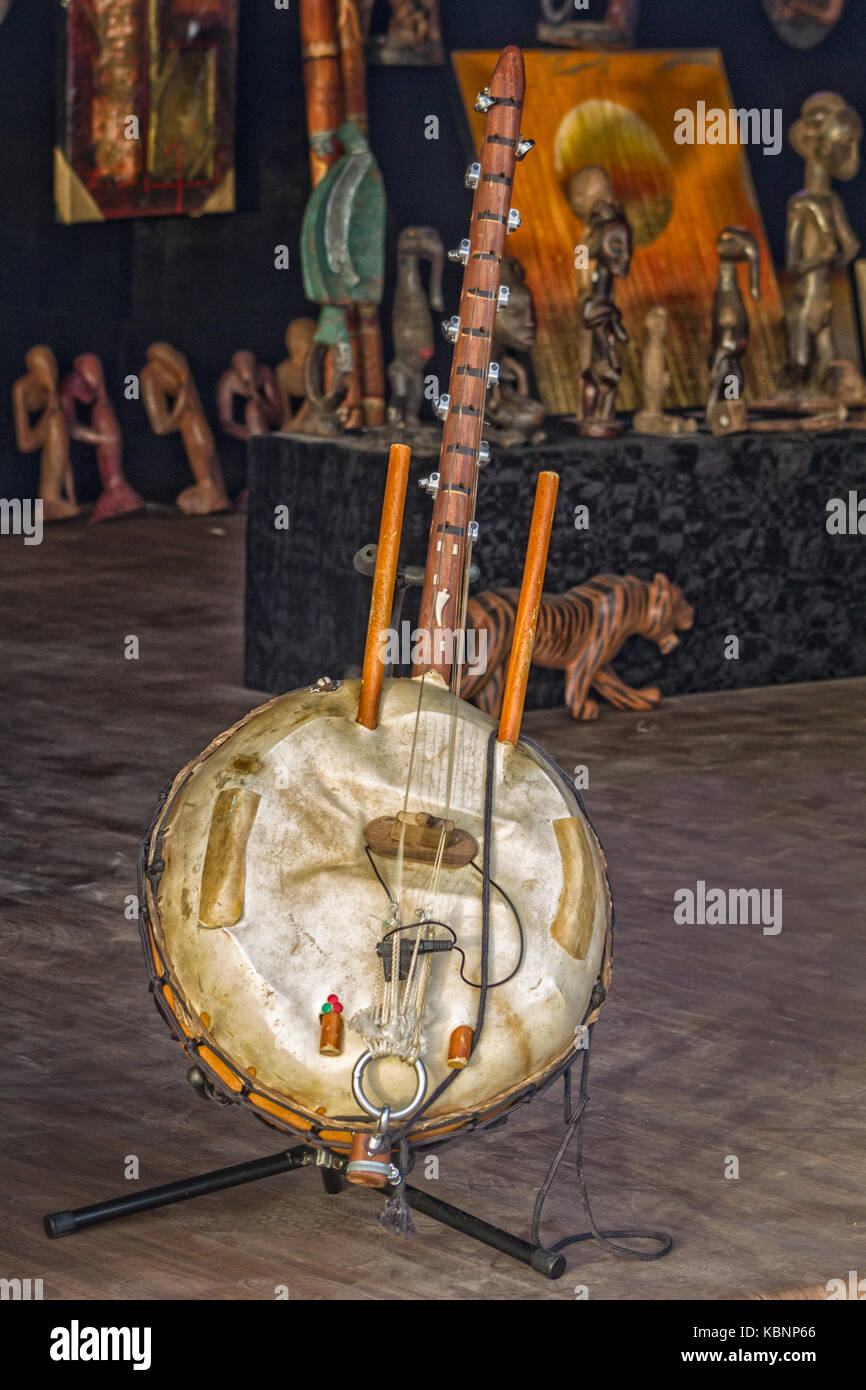 Instrument de musique africaine Banque D'Images