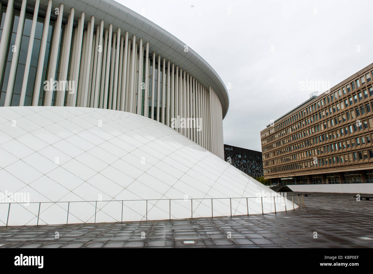 Salle de concert Philharmonie Luxembourg city, luxembourg Banque D'Images