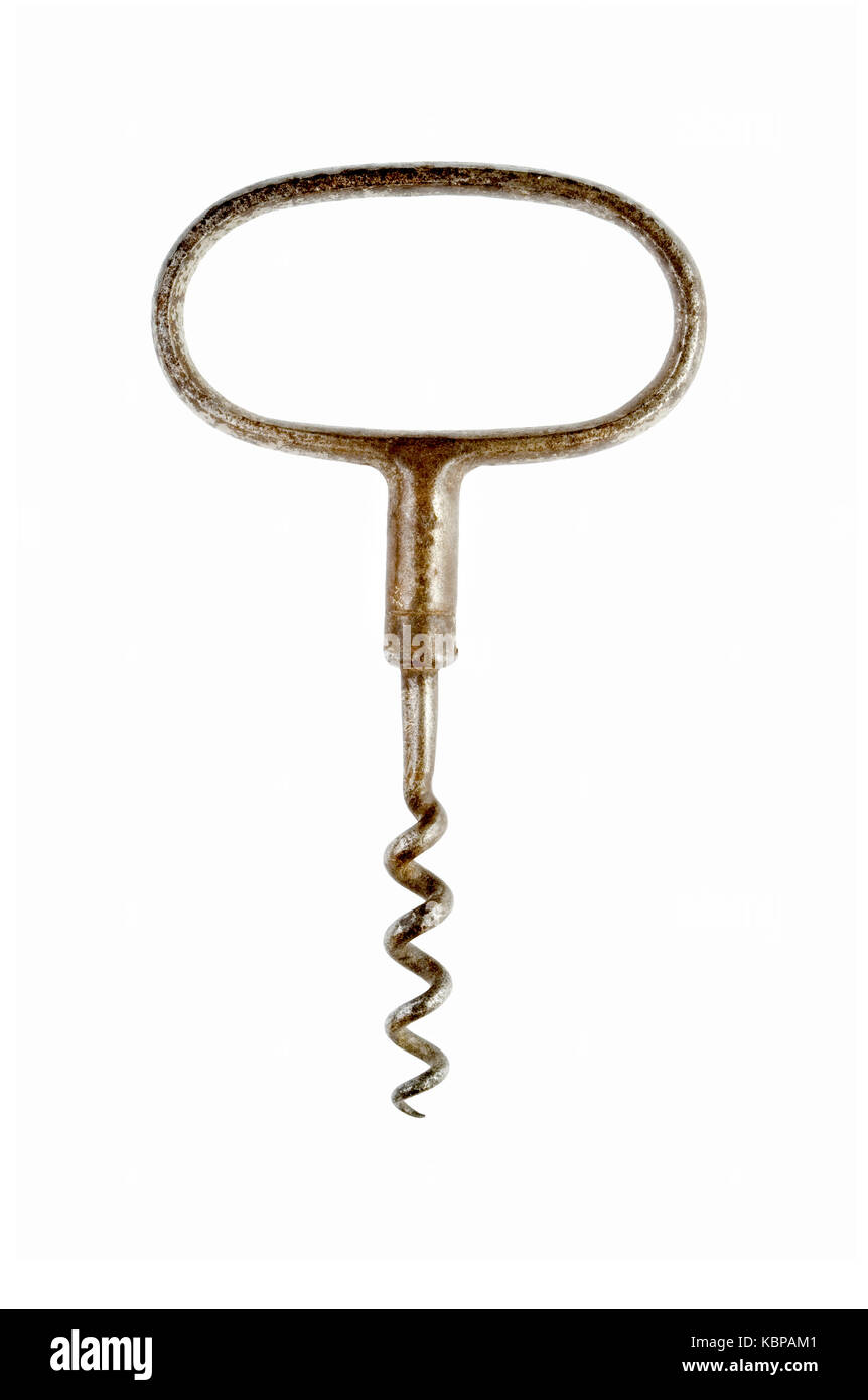 Ancien tire-bouchon Banque D'Images