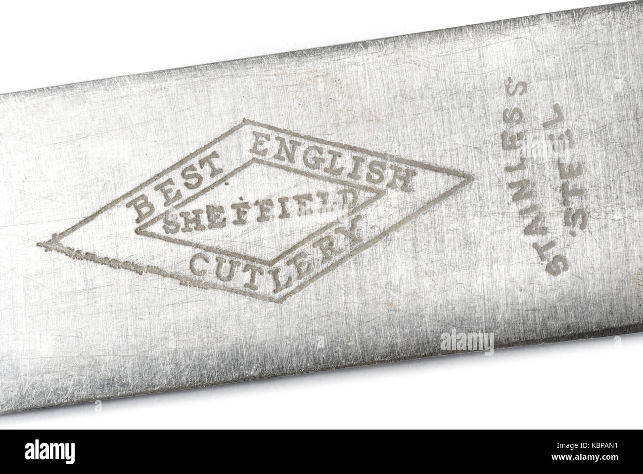 Lame de couteau antique Banque D'Images