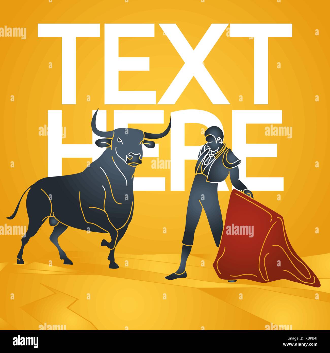 Bull fighting icône vecteur illustration Illustration de Vecteur