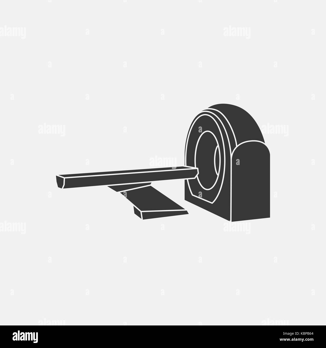 L'icône de la machine scanner symbol vector Illustration de Vecteur