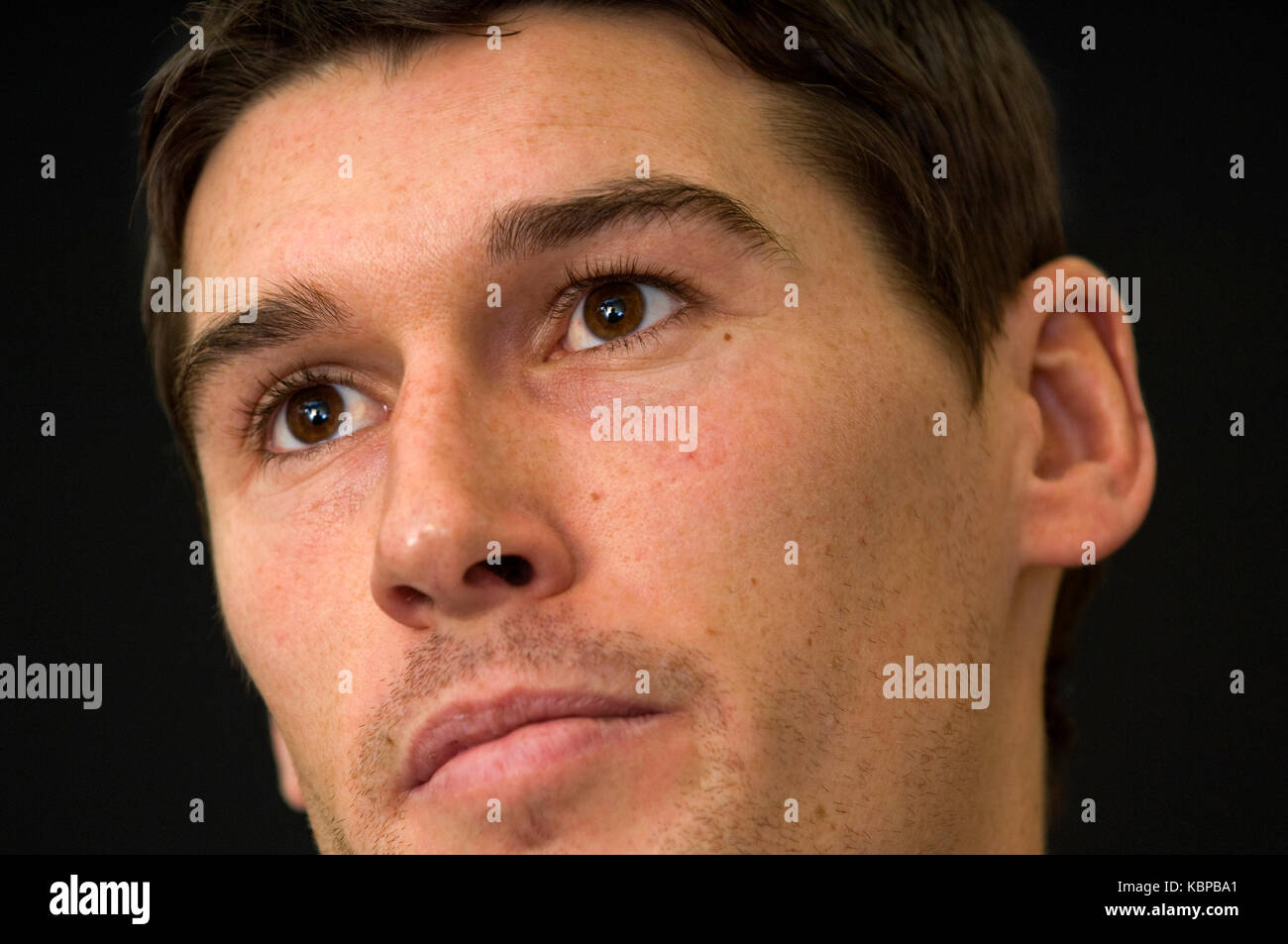 Gareth barry, joueur de football premiership pour West Bromwich Albion Banque D'Images