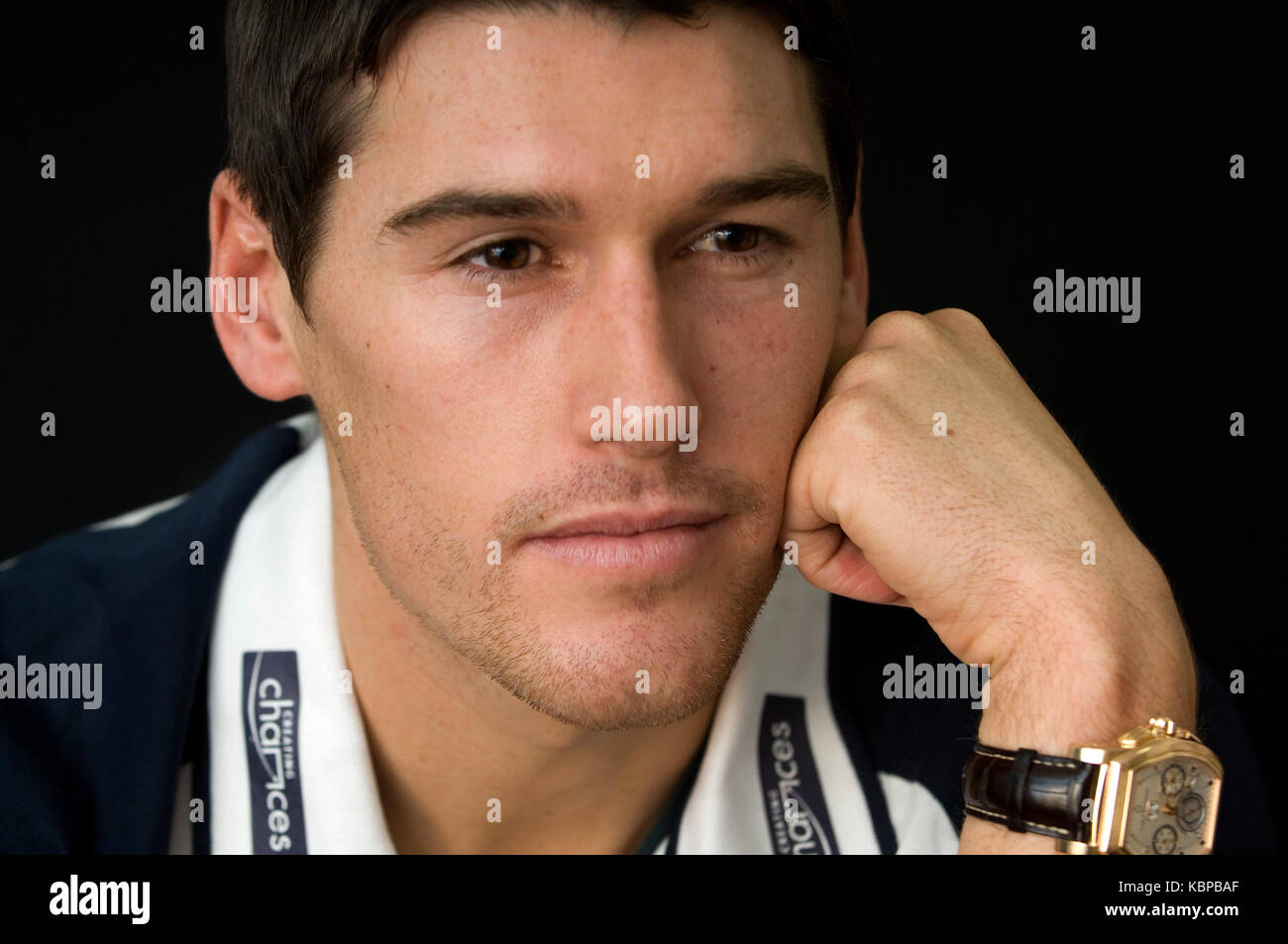 Gareth barry, joueur de football premiership pour West Bromwich Albion Banque D'Images