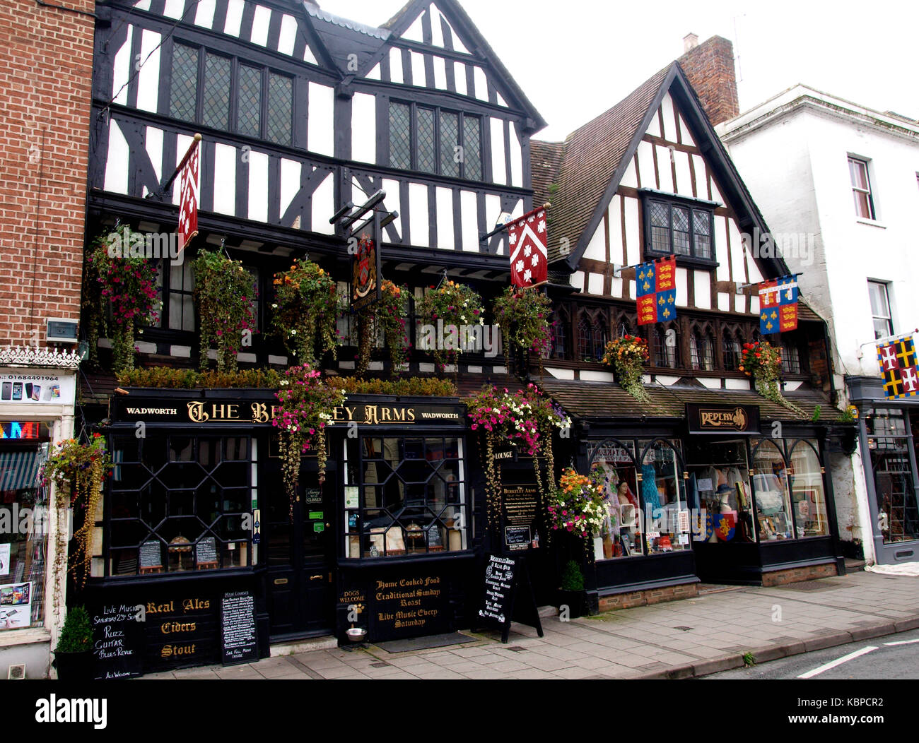 Le bras de Berkeley pub, tewkesbury, Gloucestershire, Royaume-Uni Banque D'Images
