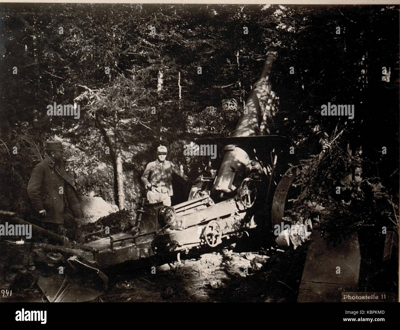 Lavaroneplateau. 15cm Autohaubitze M15. BildID (15636959) Banque D'Images