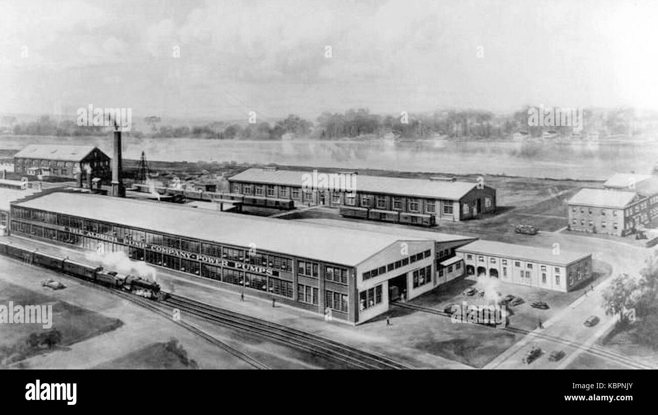 1920 Pompe Aldrich Company Allentown PA Banque D'Images