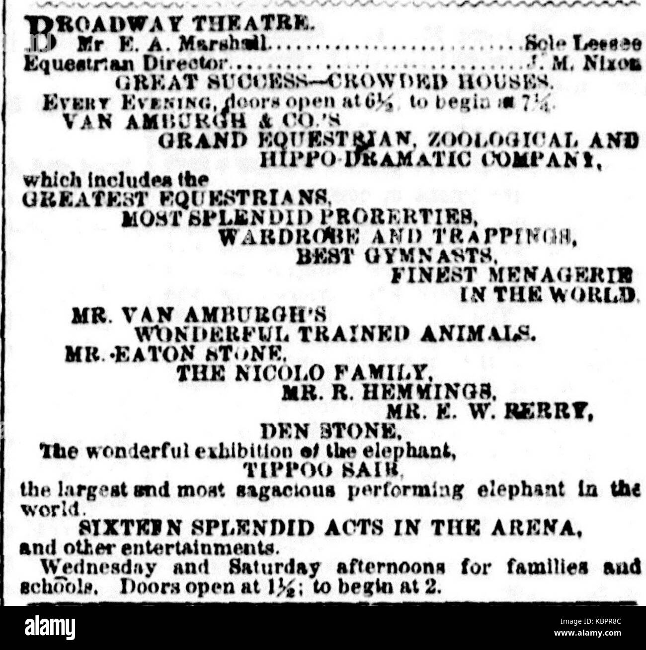1857 12 18 New York Herald p7 Banque D'Images