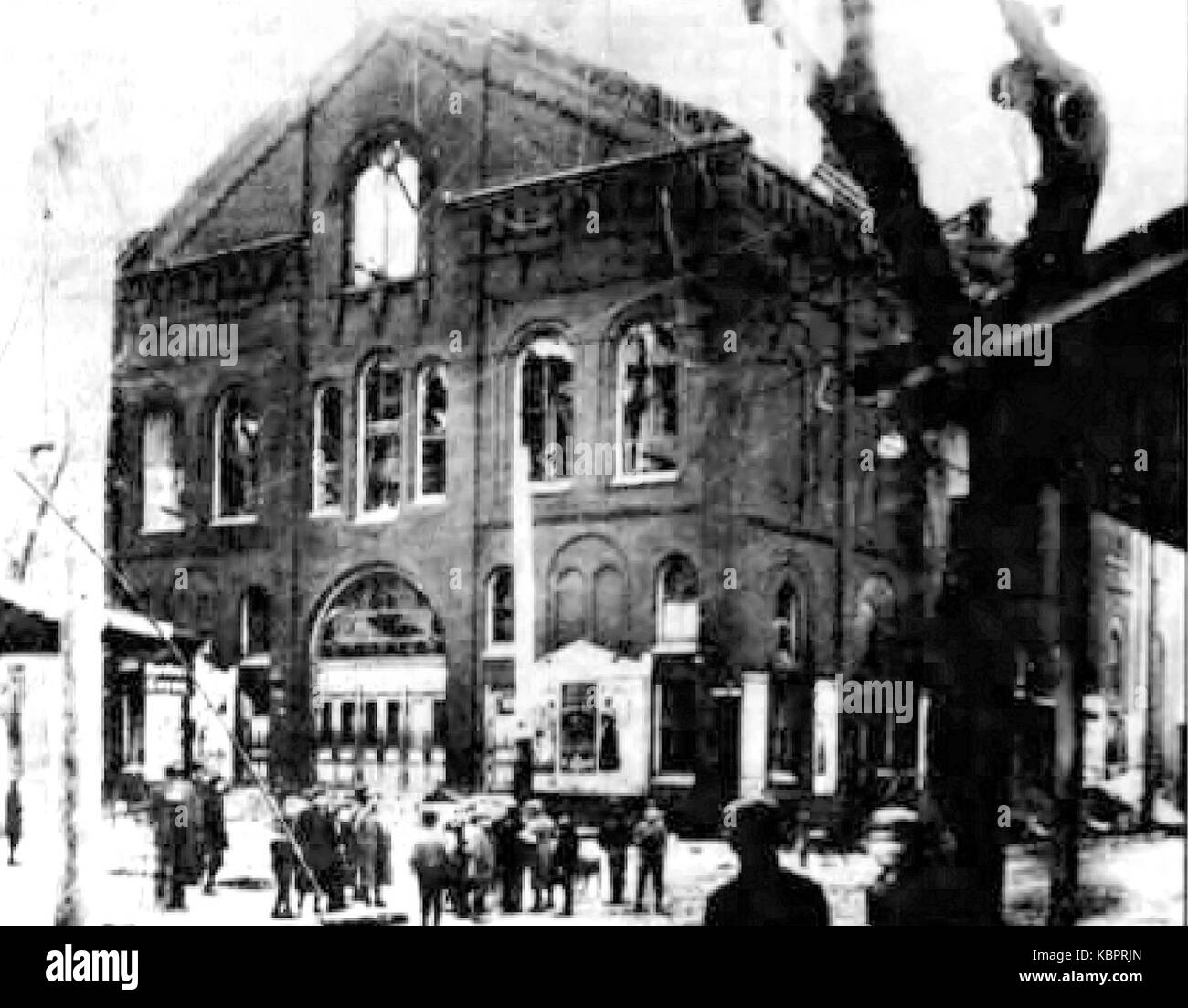 1901 Academy of Music Theatre Aftere Fire Allentown PA Banque D'Images