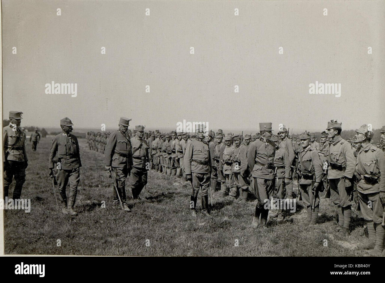 Besichtigung des Landwehrinfanterieregimentes BildID 5 am 4.9.1916 (15550153) Banque D'Images
