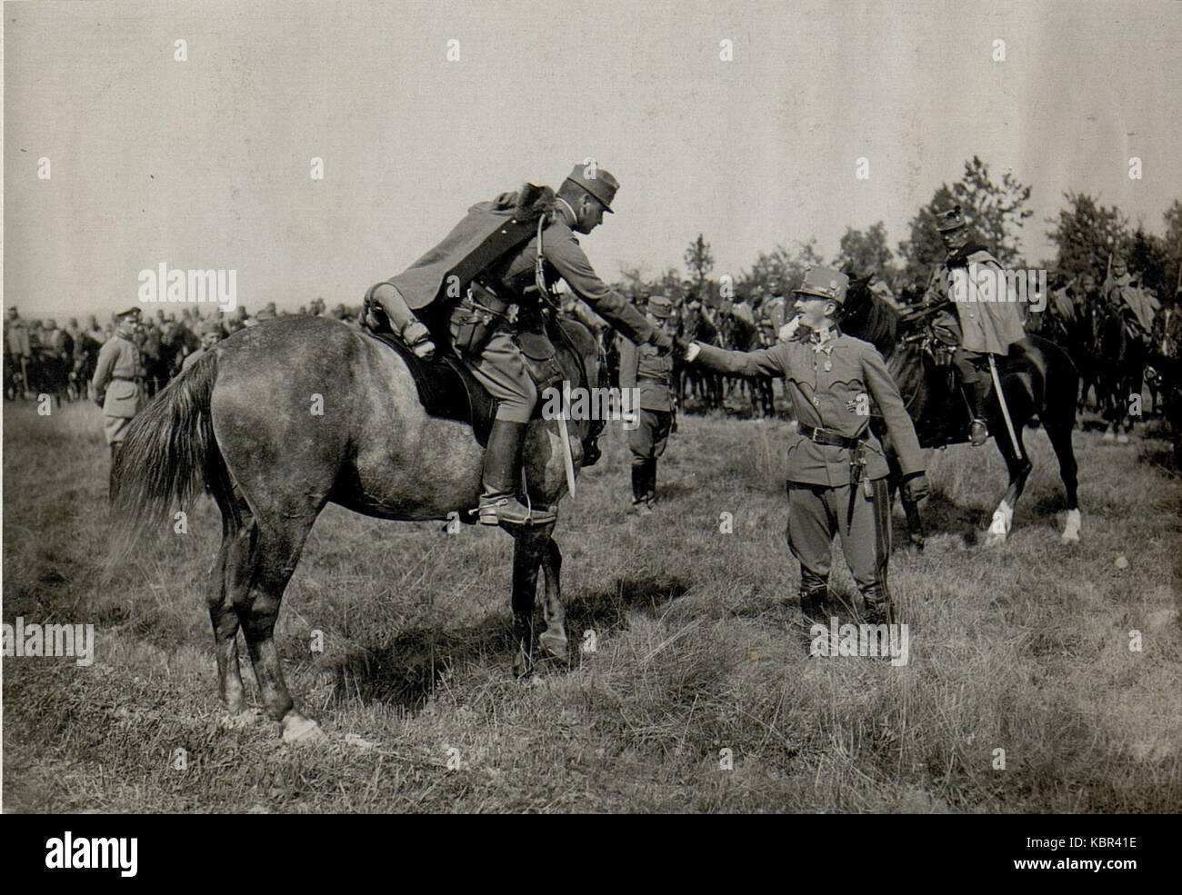 Regimentes Besichtigung des Landwehrulanen BildID 4 am 4.9.1916 (15550160) Banque D'Images