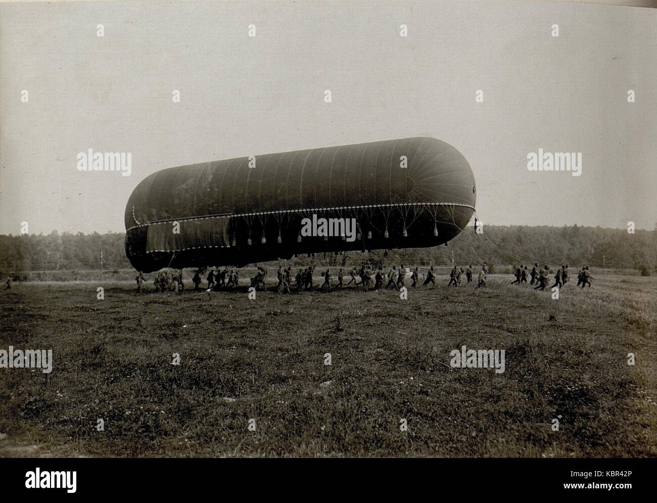 Fesselballon am Marsch am 4.9.1916 (BildID) 15550118 Banque D'Images