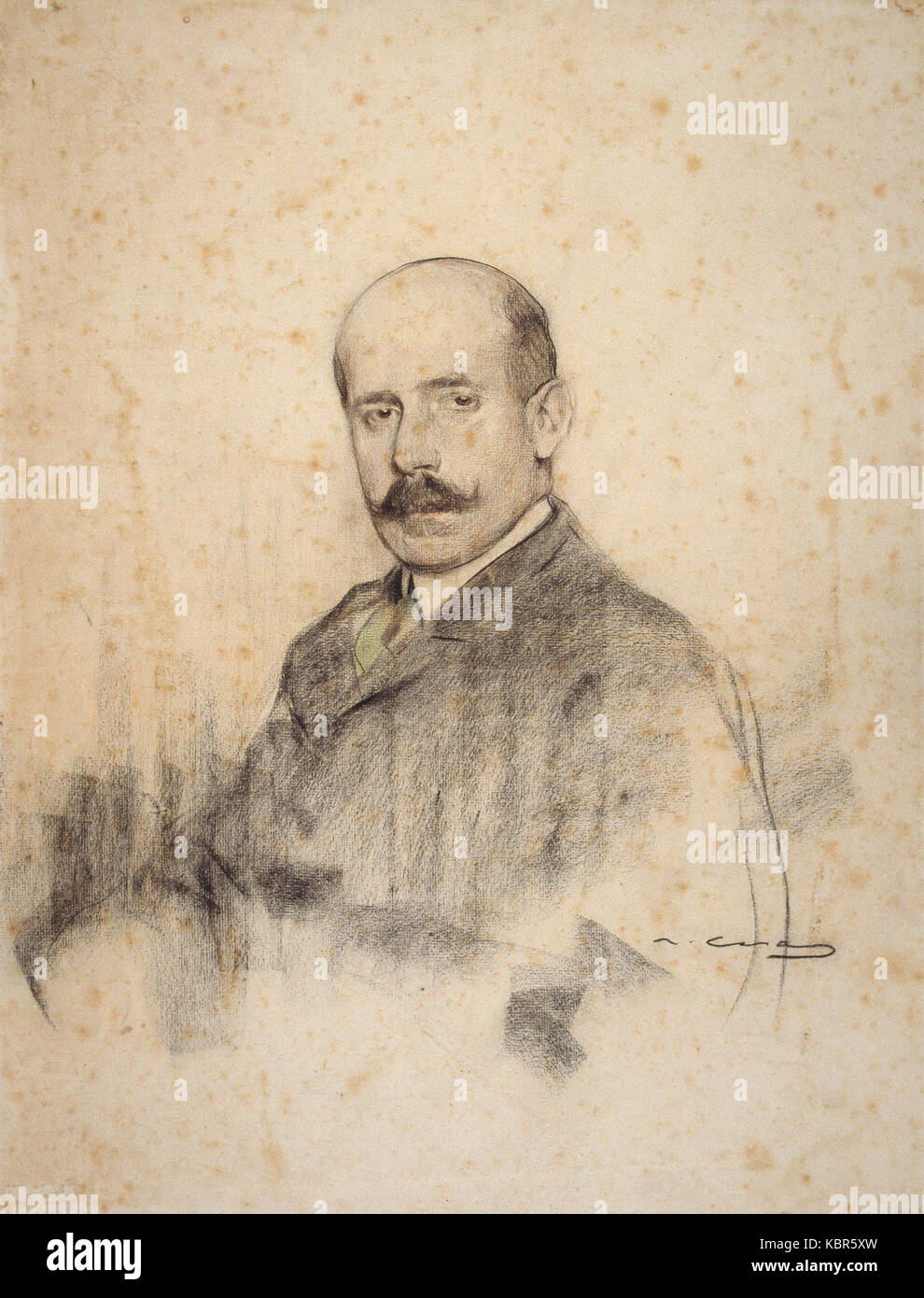 Ramon Casas MNAC Ignacio Zuloaga D 006416 027265 Banque D'Images