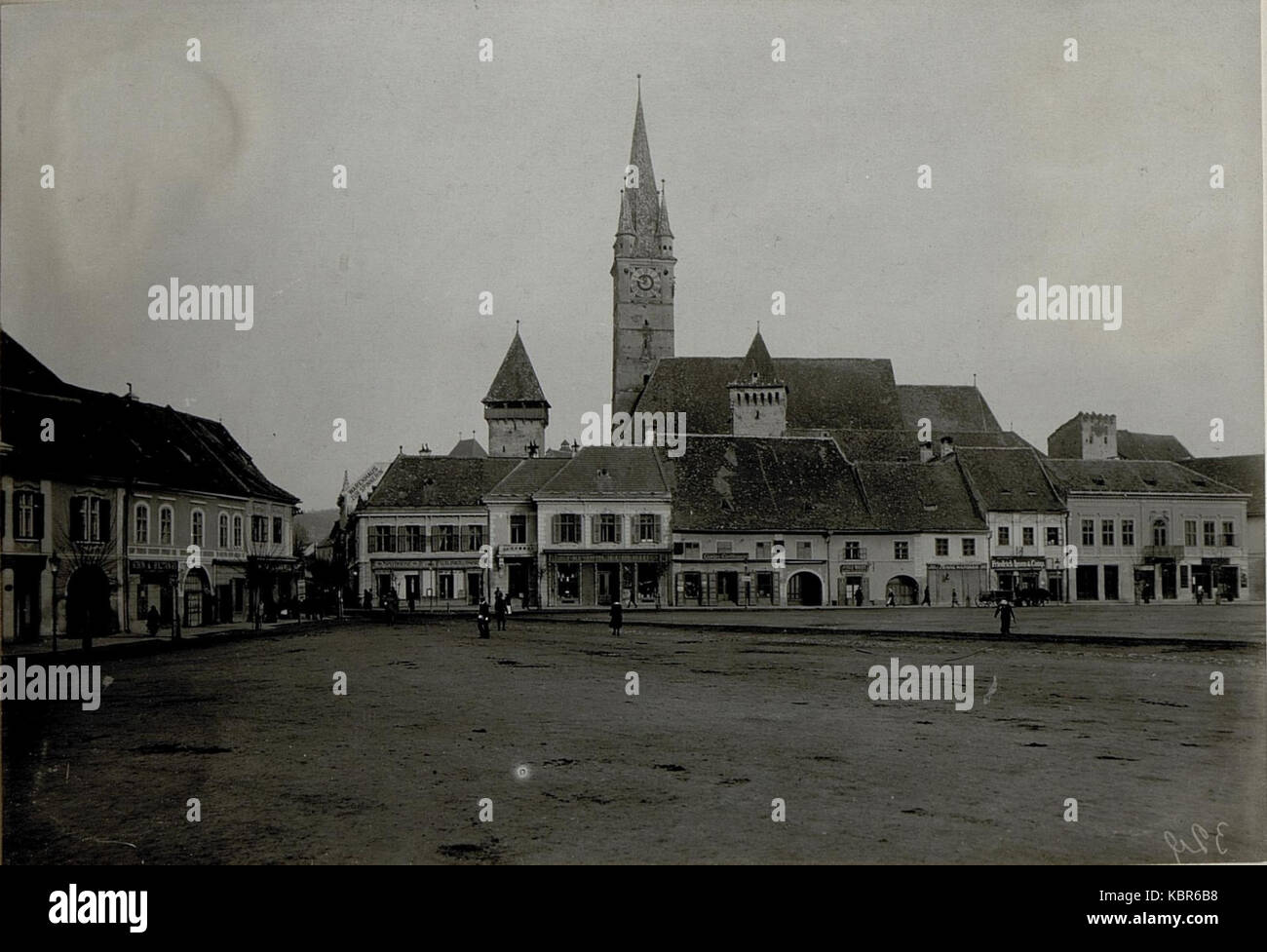Marktplatz dans Medgyes (Mediasch) 27.11.16. BildID (15549439) Banque D'Images