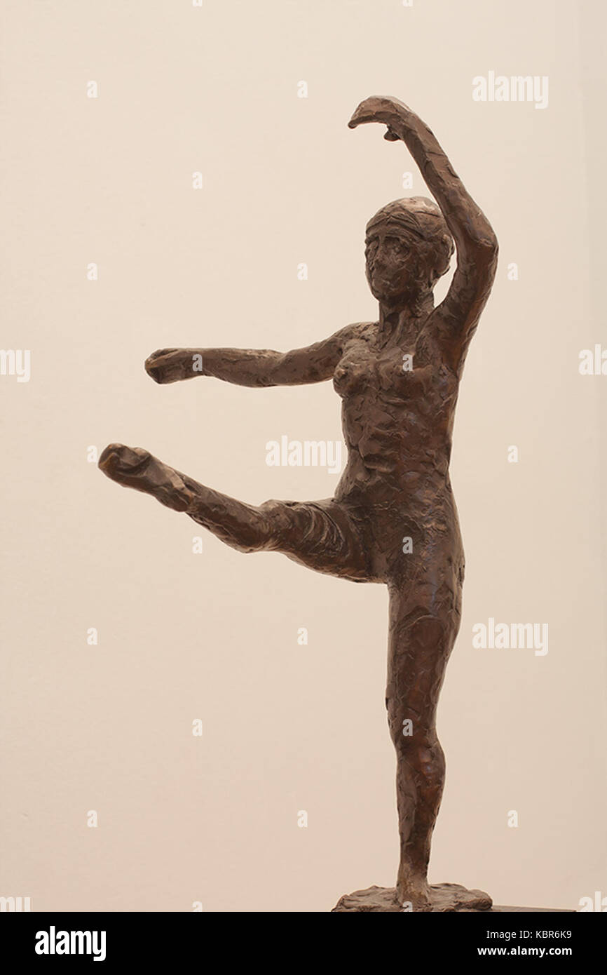 L'exposition de sculptures en bronze de Dega à NatArtGallery Sofia en 2012 présentait les œuvres intemporelles d'Edgar Degas, renommé pour ses représentations du mouvement et de la forme humaine dans la sculpture. Banque D'Images
