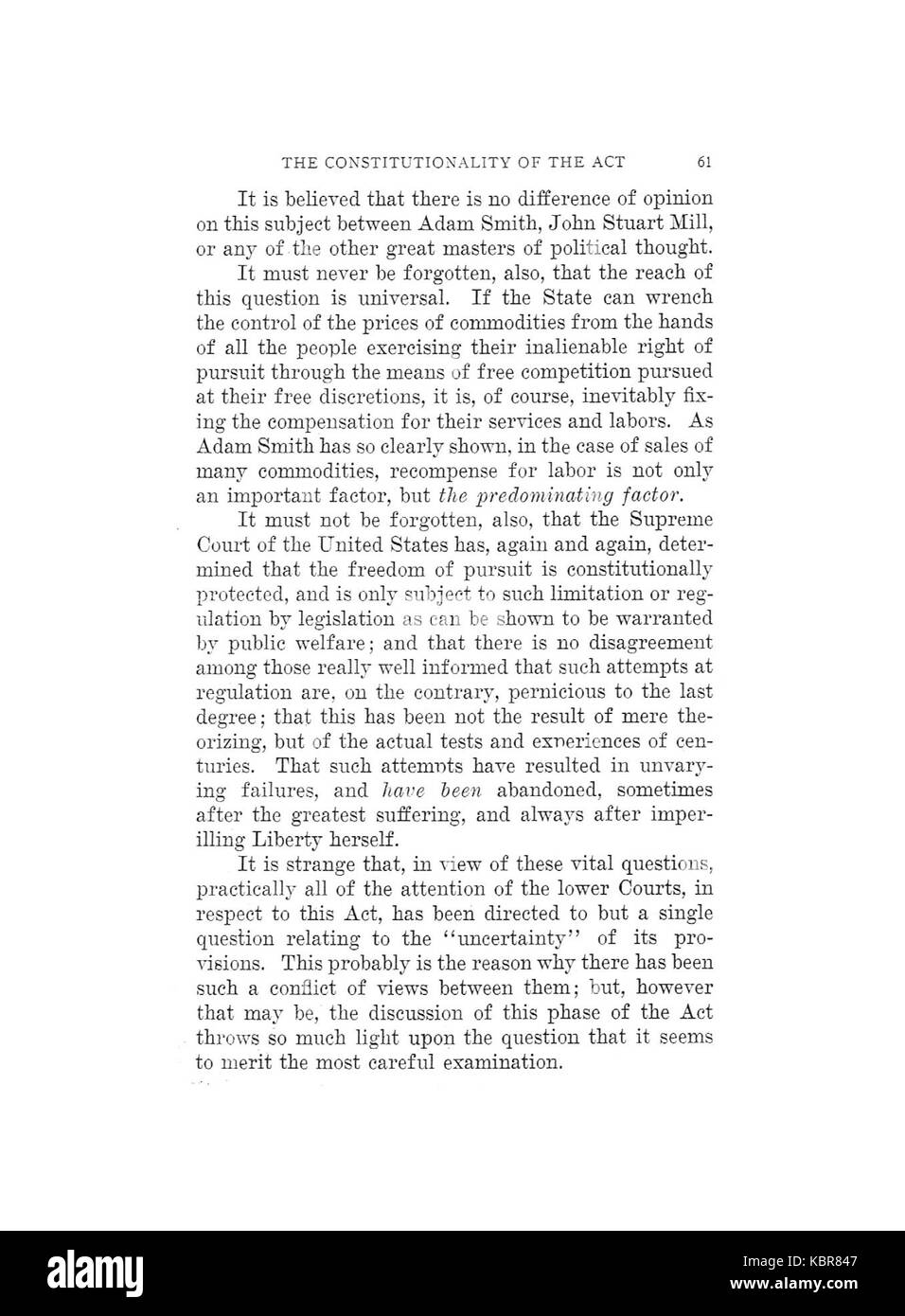 Earle, la fixation des prix ne détruire la liberté, 1920, 061 Banque D'Images