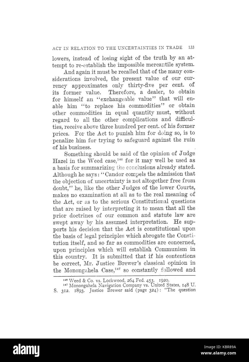 Earle, la fixation des prix ne détruire la liberté, 1920, 133 Banque D'Images
