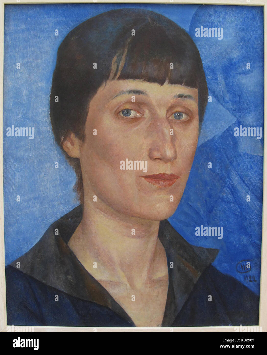 Kuzma petrov vodkin, Ritratto di Anna Akhmatova, 1922 Banque D'Images