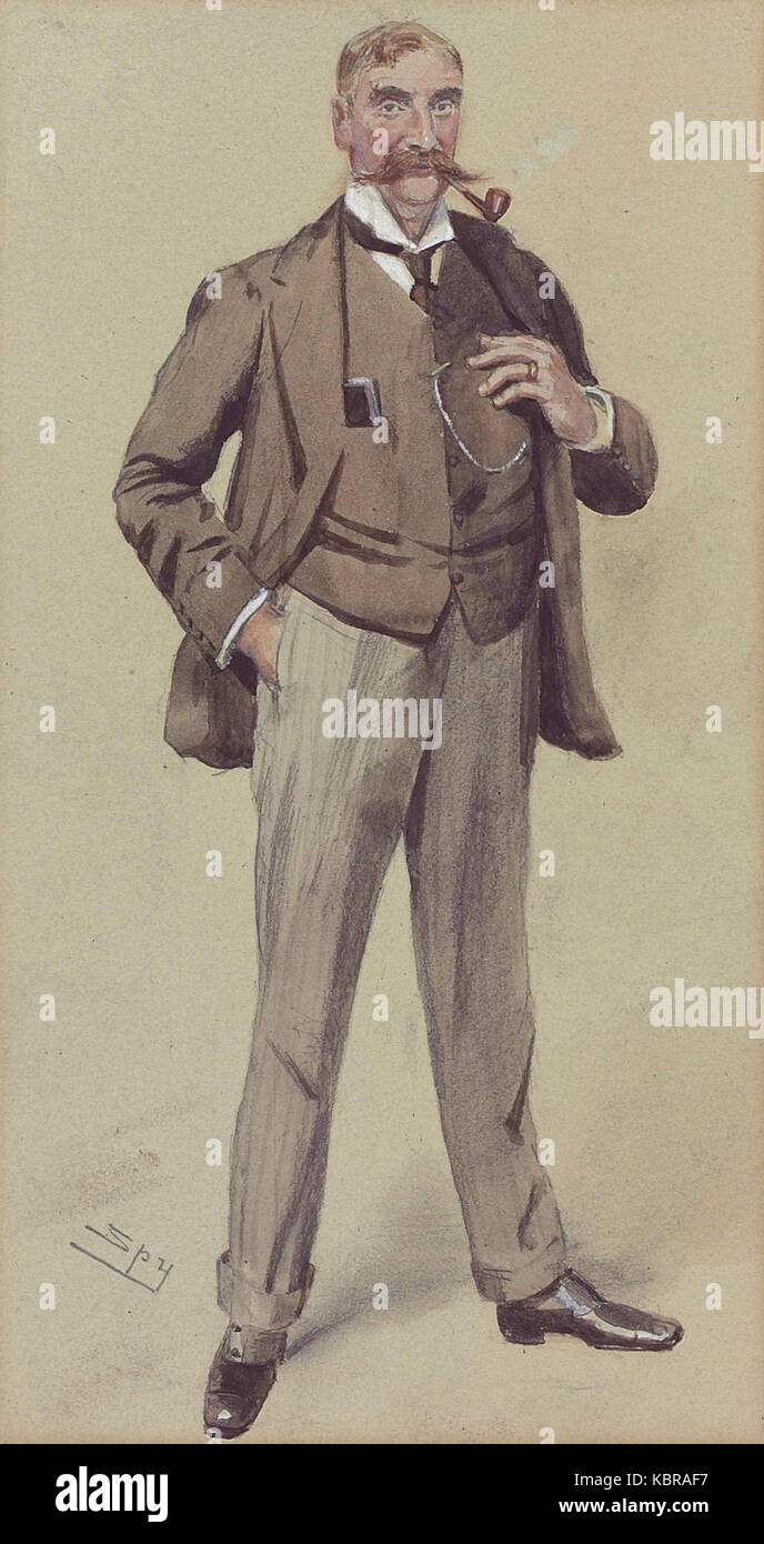 George Henry FitzRoy Somerset, 3 baron Raglan (1857 1921), de Leslie Matthew Ward 'Spy' (1851) 1922 Banque D'Images