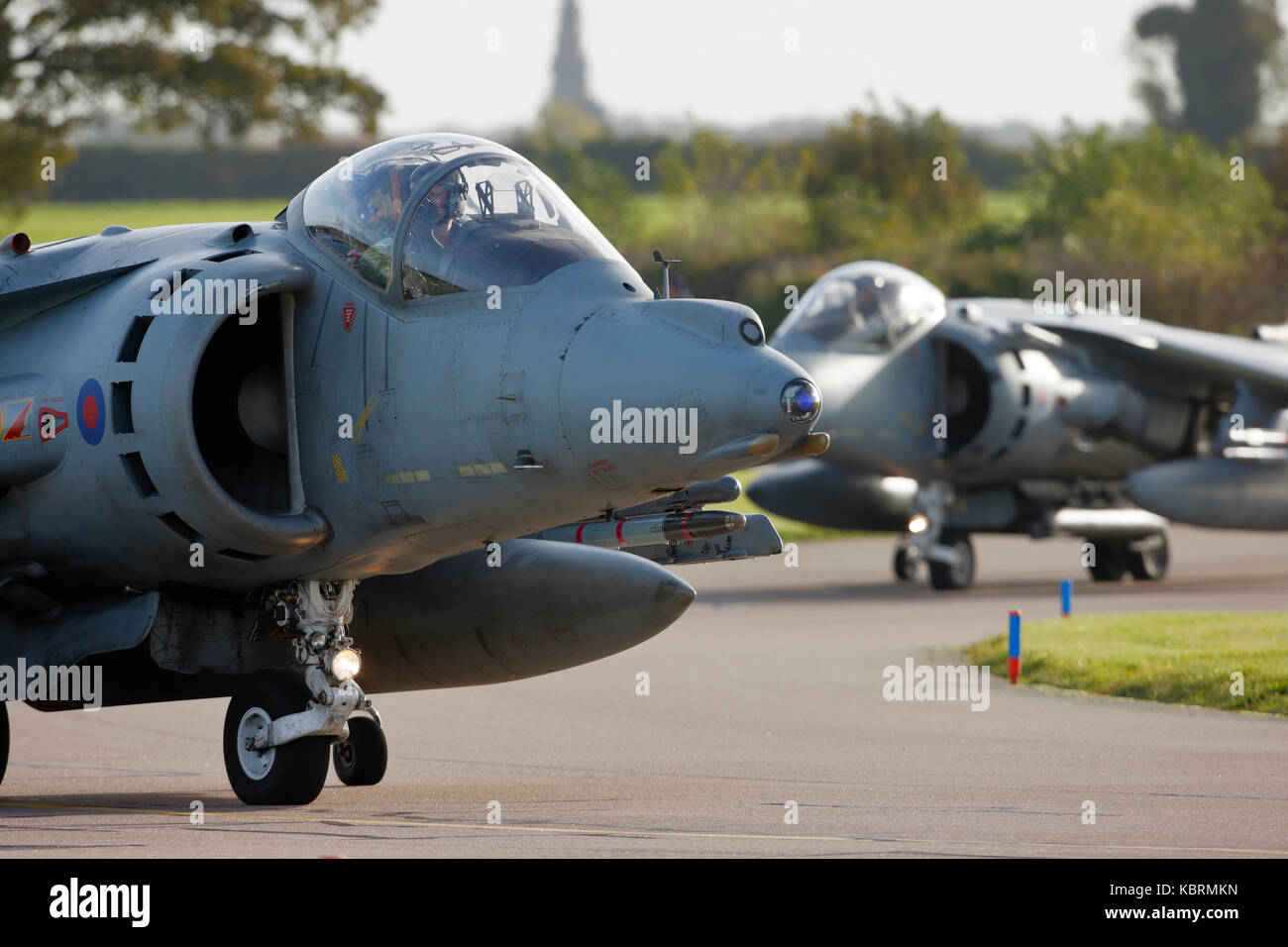 BAe Harrier GR9 GR479 69A RAF Cottesmore Royal Air Force Jump jet de décollage et d'atterrissage vertical d'avions militaires Banque D'Images