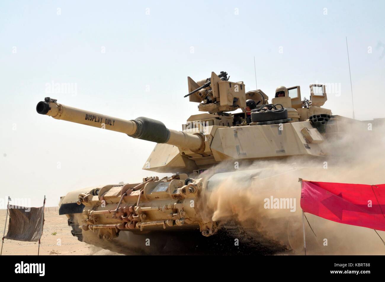 Un M1A2 char de combat principal appartenant à l'Escadron 6e Banque D'Images