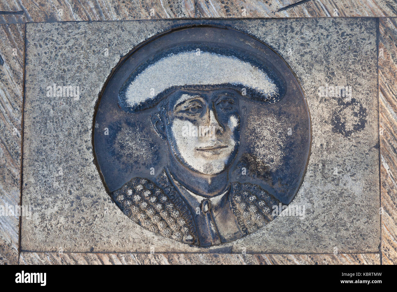 Ronda, Espagne: Monument à l'aroughter Cayetano Ordonez (Niño de la Palma) sur la Plaza de Toros de Ronda. Banque D'Images