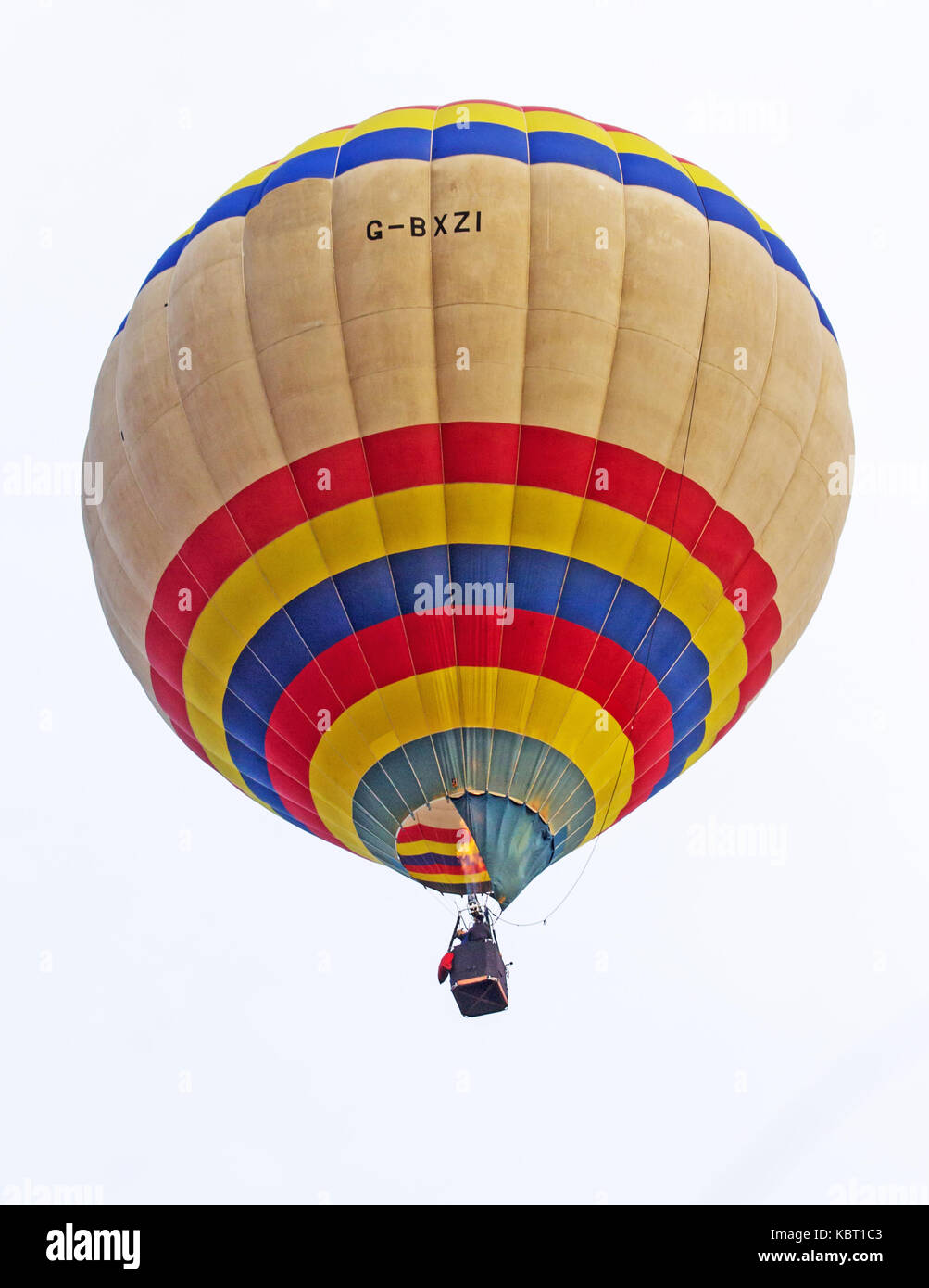 Des ballons à la York Balloon Fiesta 2017 au décollage de l'hippodrome de York Banque D'Images