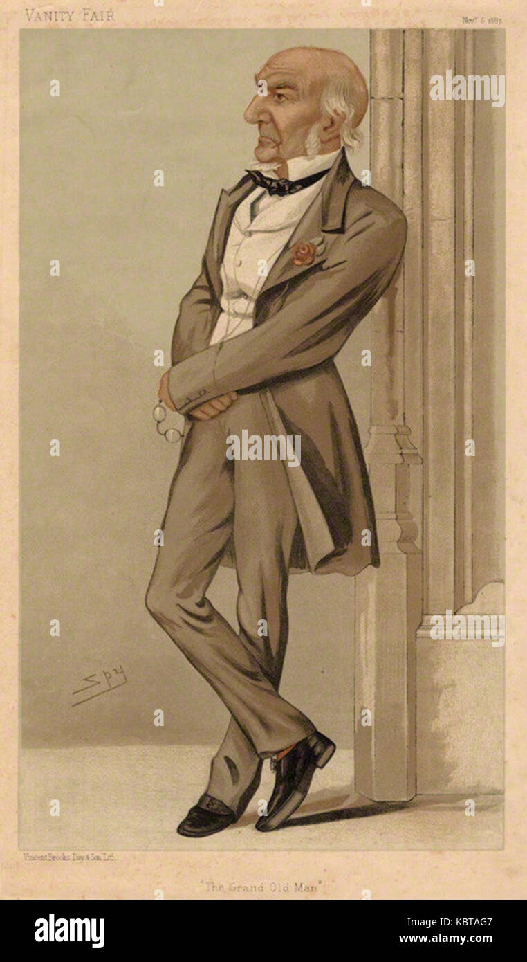 William Ewart Gladstone Vanity Fair 5 Novembre 1887 Banque D'Images