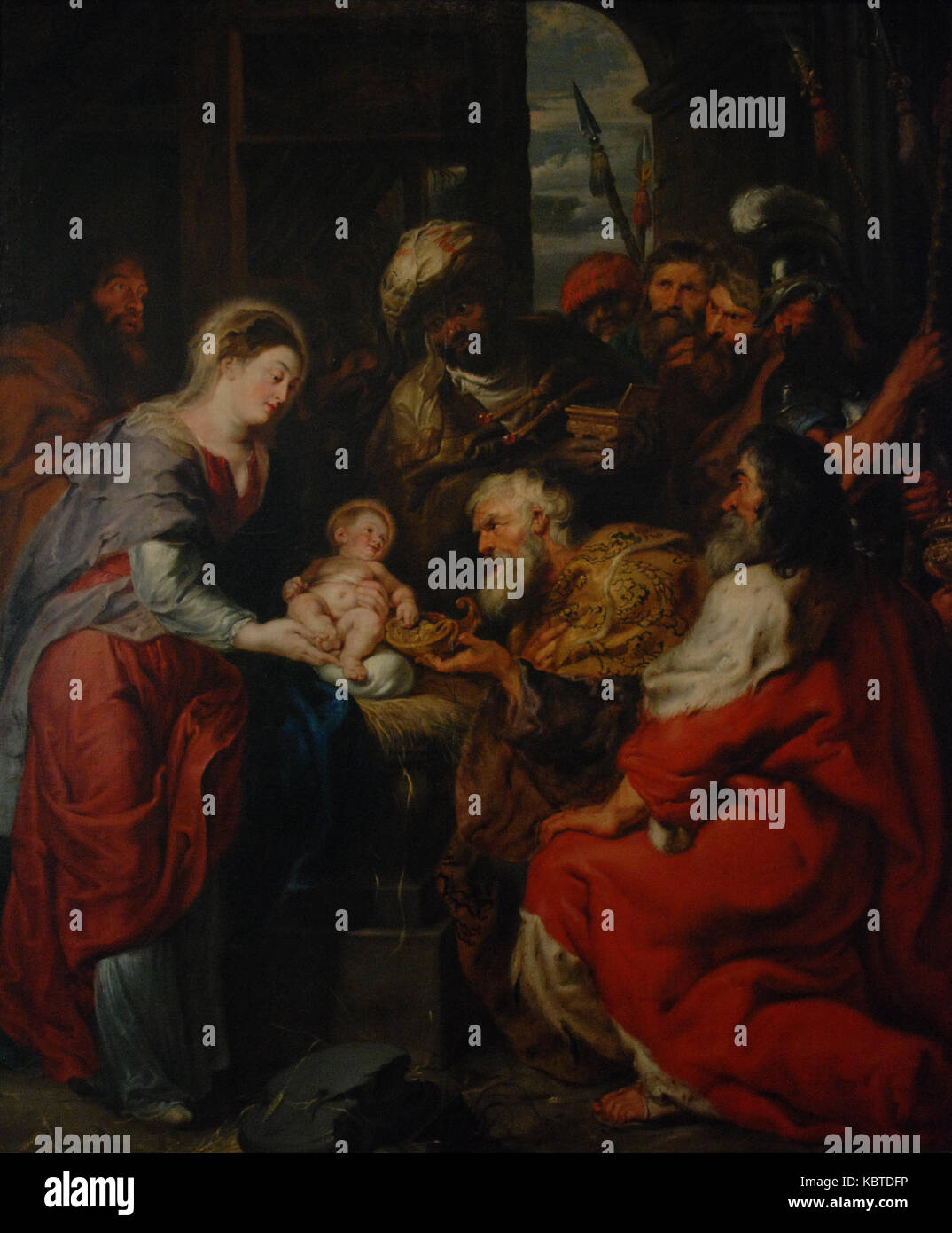 L'Adoration des Mages Peter Paul Rubens Banque D'Images