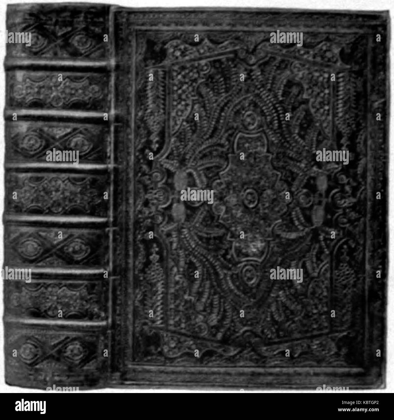 Reliure Britannica Book of Common Prayer 1678 contraignant Banque D'Images