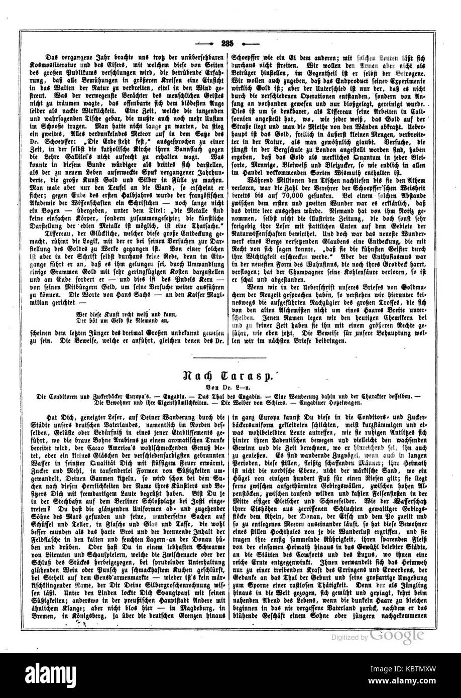 Une édition de 'Die Gartenlaube', un magazine illustré allemand de 1854. Le magazine fournit aux lecteurs un mélange de divertissement, de littérature et d'actualités, reflétant les préoccupations sociales et culturelles de l'époque. Banque D'Images