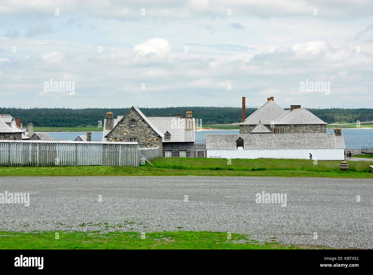 Musée d'histoire de vie de la forteresse française de Louisbourg, sur l'île du Cap-Breton, Nouvelle-Écosse, Canada Banque D'Images