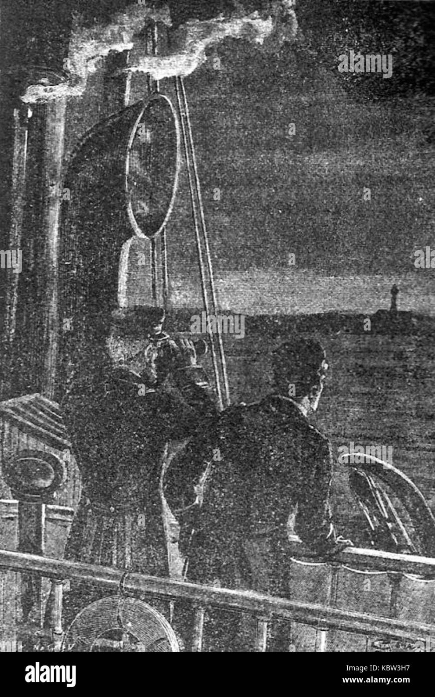 "Le phare du Bout du Monde' par George Roux 32 Banque D'Images