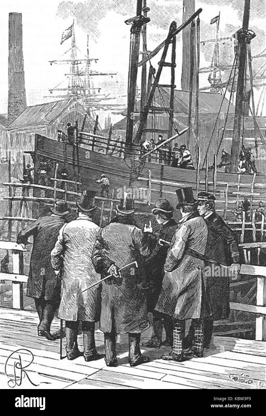 "L'Épave du Cynthia' par George Roux 12 Banque D'Images