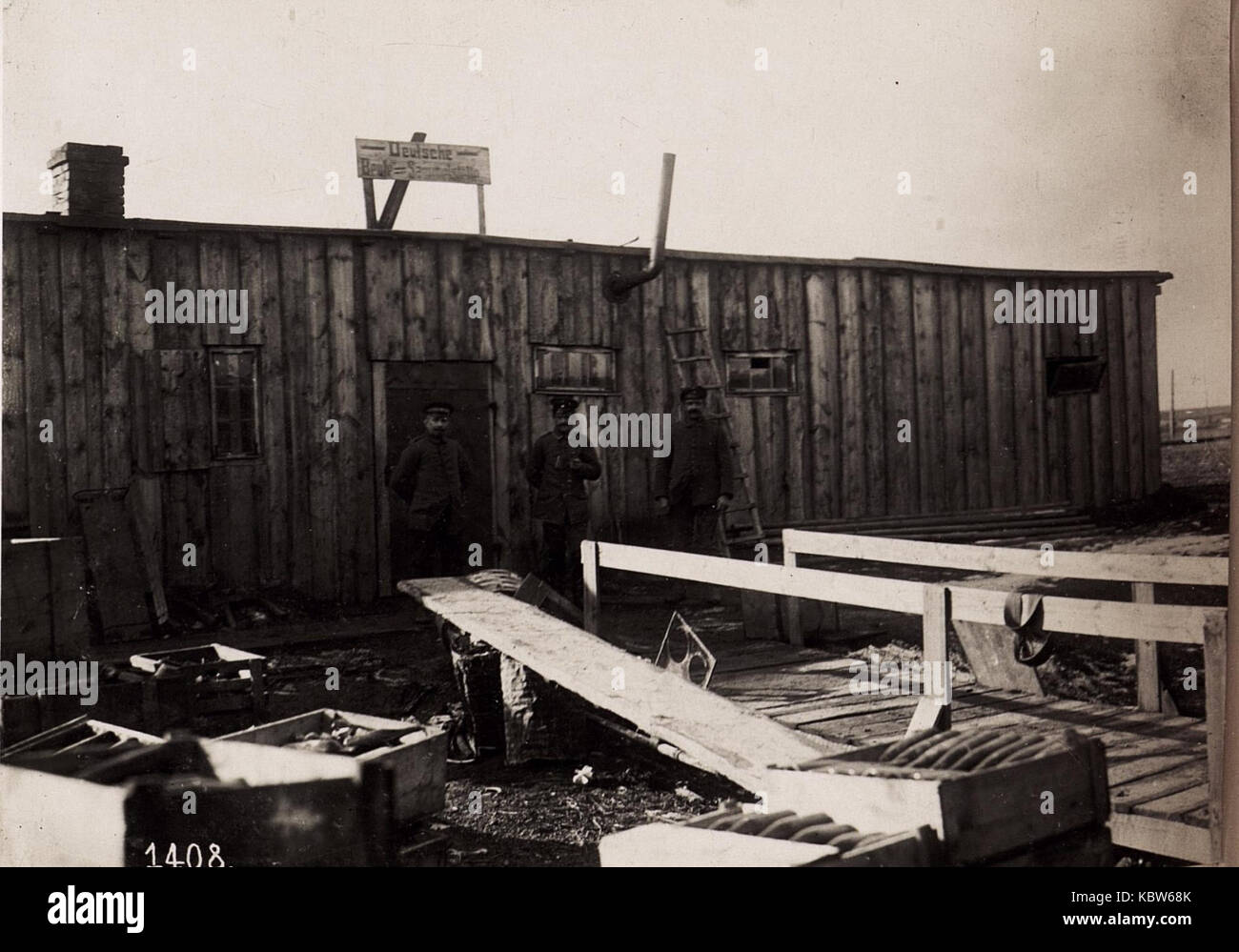 Radziechow, Deutsche Beute Sammelstelle. (26 III.1918.) BildID (15712886) Banque D'Images