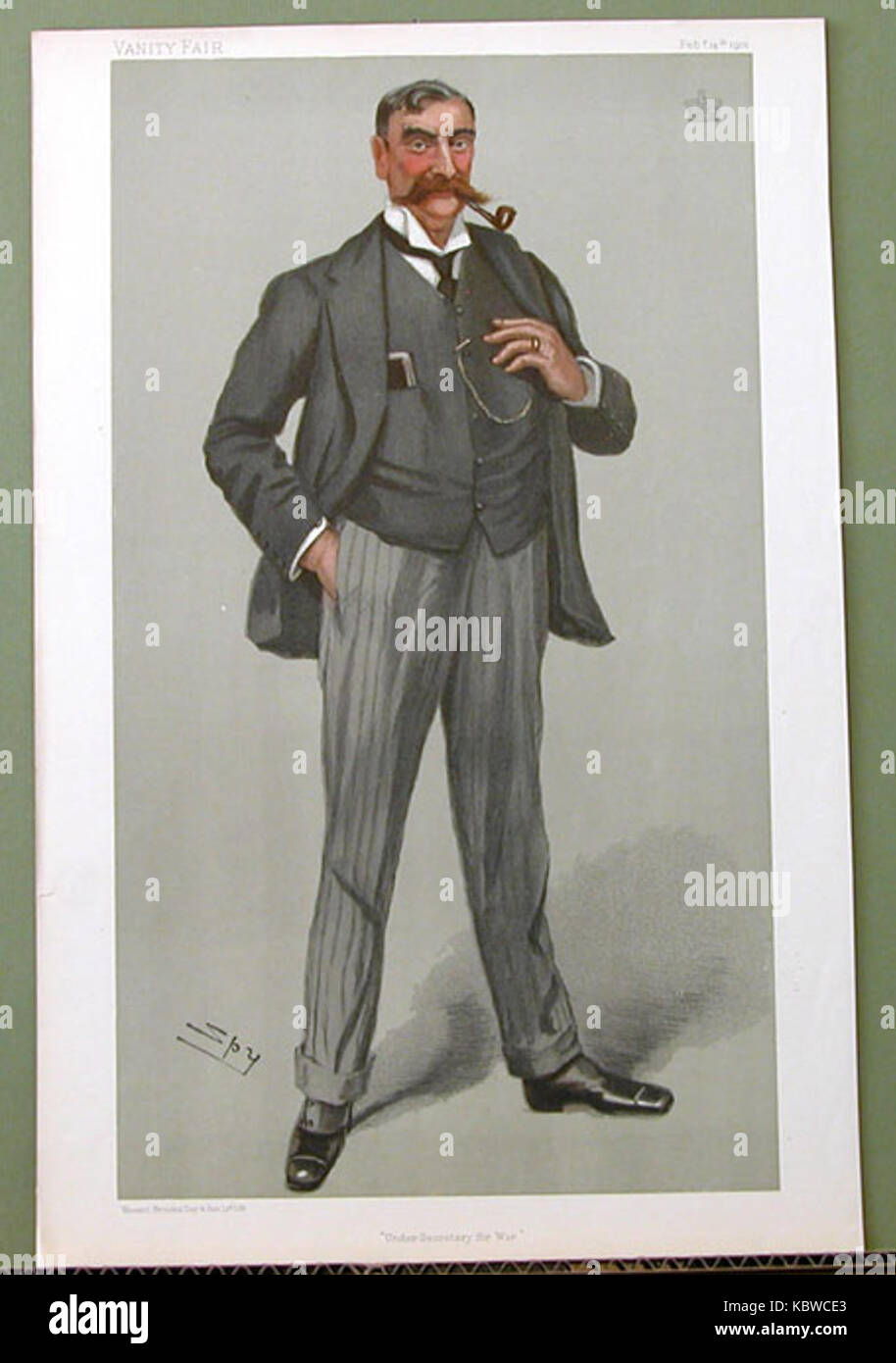 George Henry FitzRoy Somerset, Vanity Fair, 1901 02 14 Banque D'Images