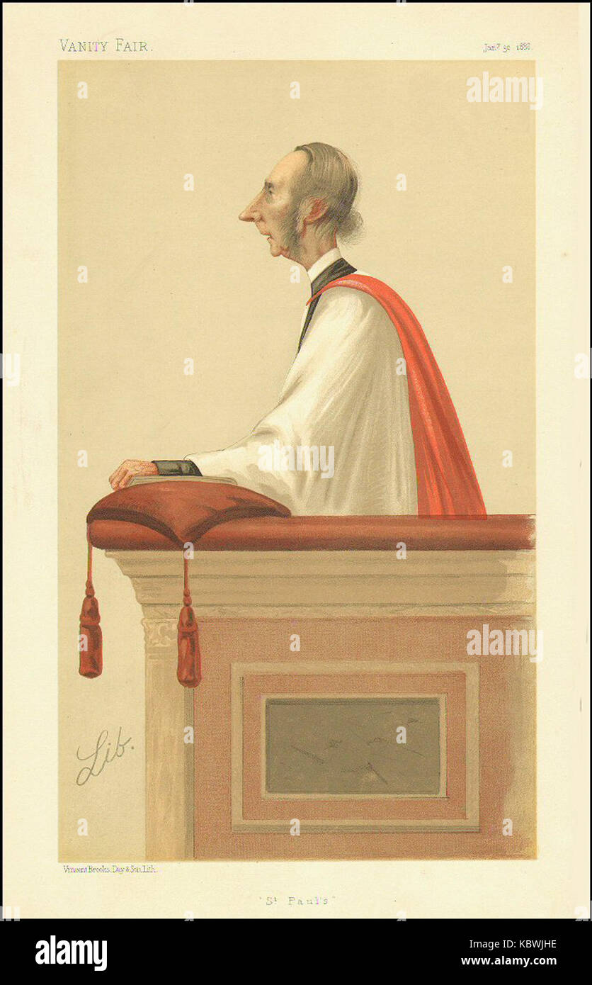 Richard William Church, Vanity Fair, 1886 01 30 Banque D'Images