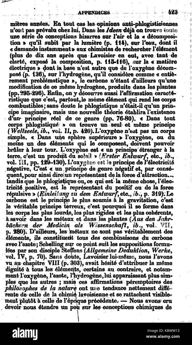 De l'explication dans les sciences II, 421 Banque D'Images