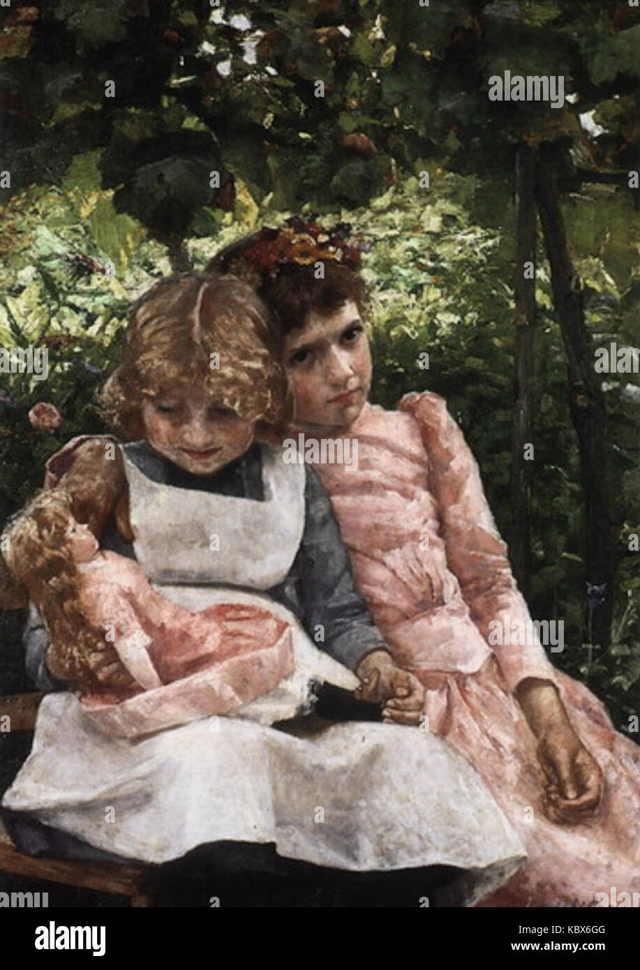 Ivana Kobilca V lopi Banque D'Images