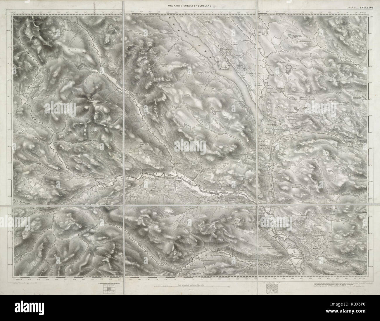 OS ancienne série Ecosse 1 63360102 Banque D'Images