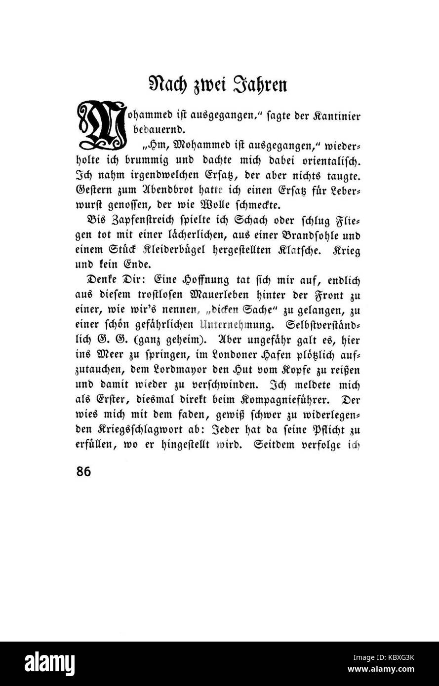 « Die Woge » (la vague), de l'artiste allemand Joachim Ringelnatz, dépeint probablement une scène maritime axée sur le mouvement des vagues. L'œuvre capture la force naturelle et le rythme de la mer. Banque D'Images