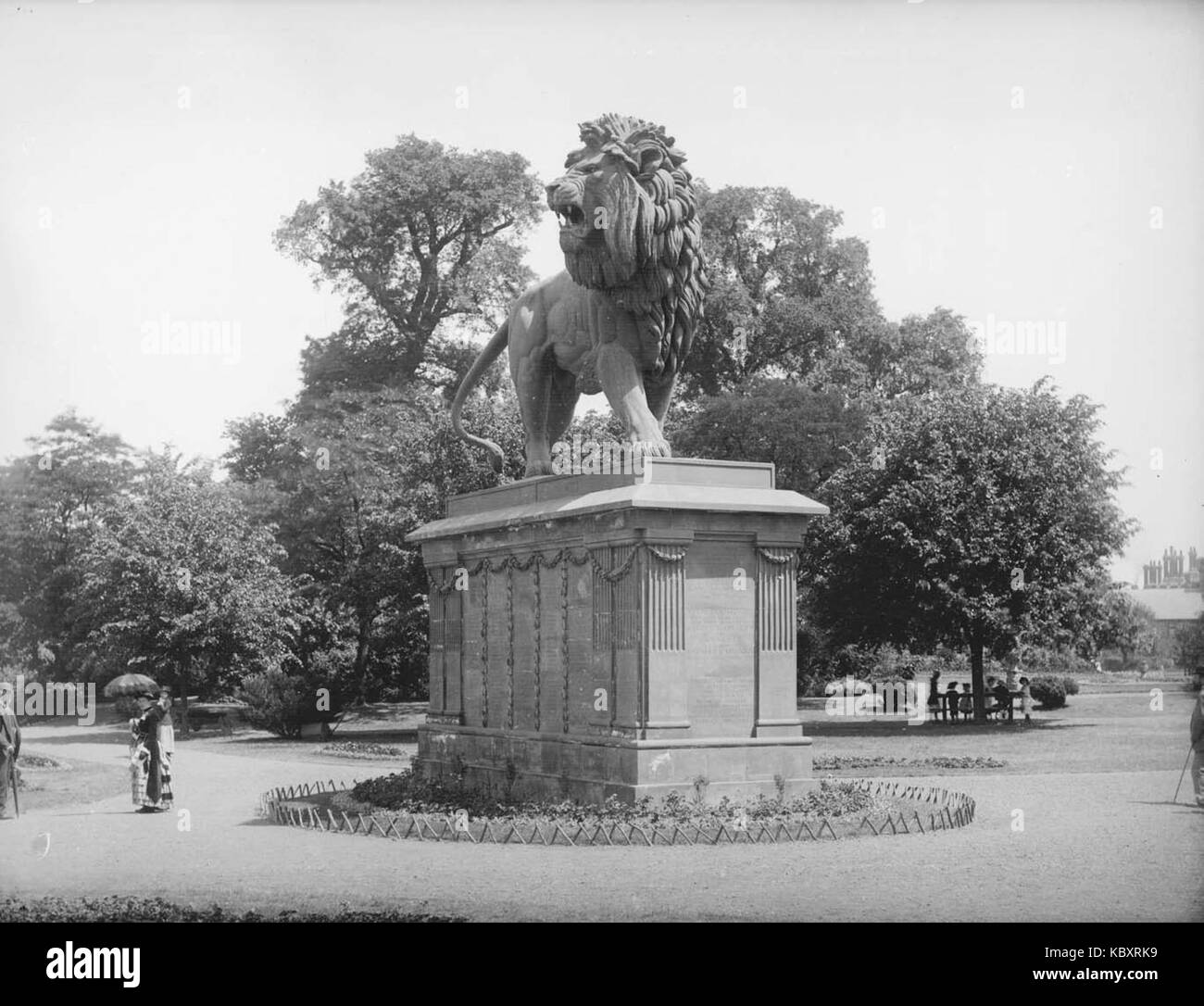 Le Mémorial de Maiwand à Reading commémore ceux qui sont morts dans la bataille de Maiwand, un événement important de la seconde guerre anglo-afghane, érigée vers 1887. Banque D'Images