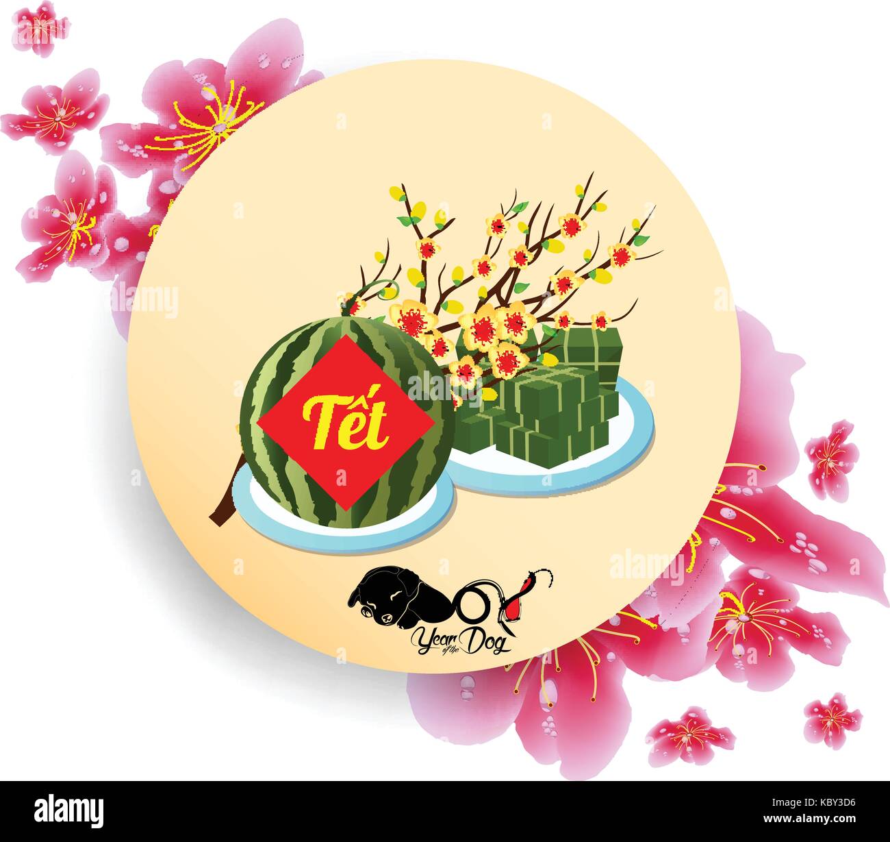 Gateau De Riz Gluant Cuit Square Nouvel An Vietnamien Traduction Tết Nouvelle Annee Lunaire Image Vectorielle Stock Alamy Gateau De Riz Gluant Cuit Square Nouvel An Vietnamien Traduction Tết Nouvelle Annee Lunaire Image Vectorielle Stock Alamy
