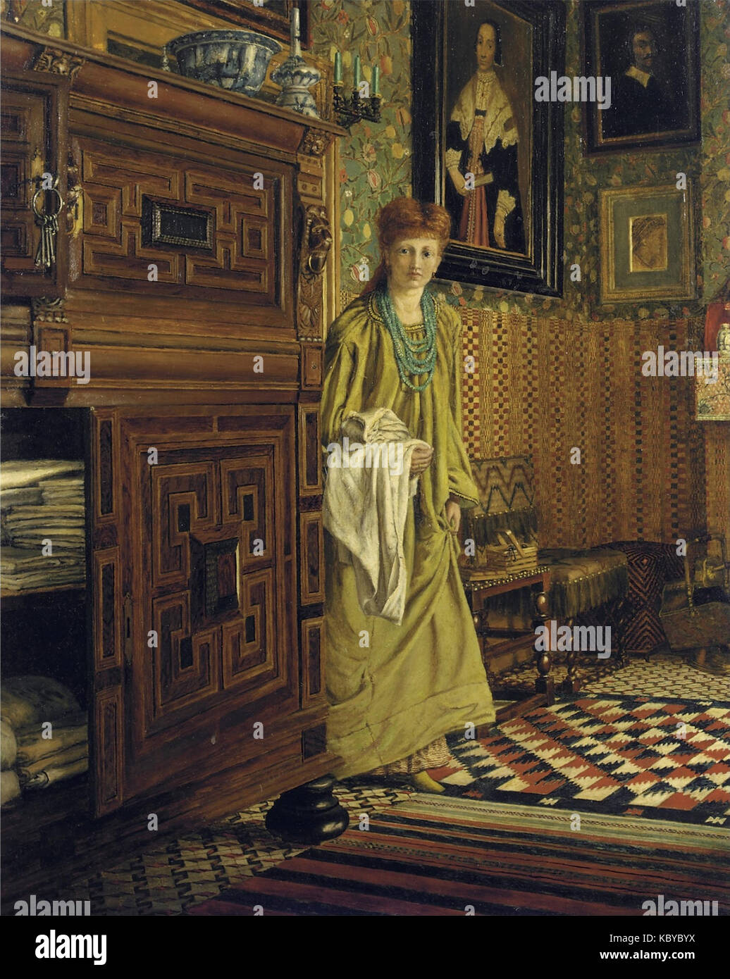 Ellen Gosse Portrait de Laura Alma Tadema (1873) Banque D'Images