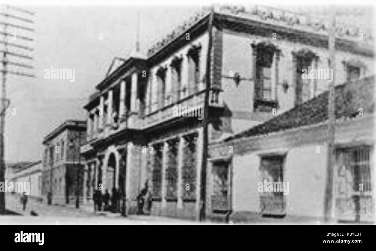 Le *Palacio Reyna Barrios*, construit en 1896, est un monument architectural au Guatemala. Il a servi de résidence au président Manuel Reina Barrios et est un exemple notable de design néoclassique du XIXe siècle. Banque D'Images Le *Palacio Reyna Barrios*, construit en 1896, est un monument architectural au Guatemala. Il a servi de résidence au président Manuel Reina Barrios et est un exemple notable de design néoclassique du XIXe siècle. Banque D'Images