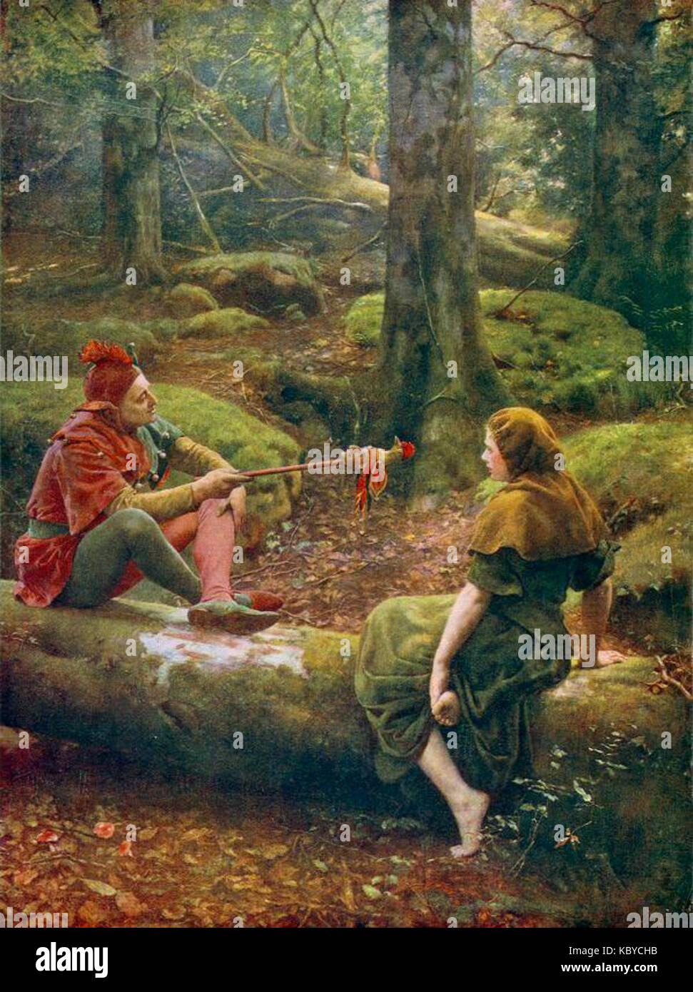 John Collier dans la forêt d'Arden Banque D'Images