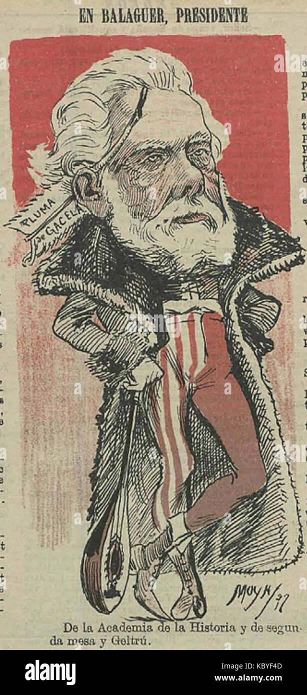 En Balaguer, presidente, de Moya Banque D'Images