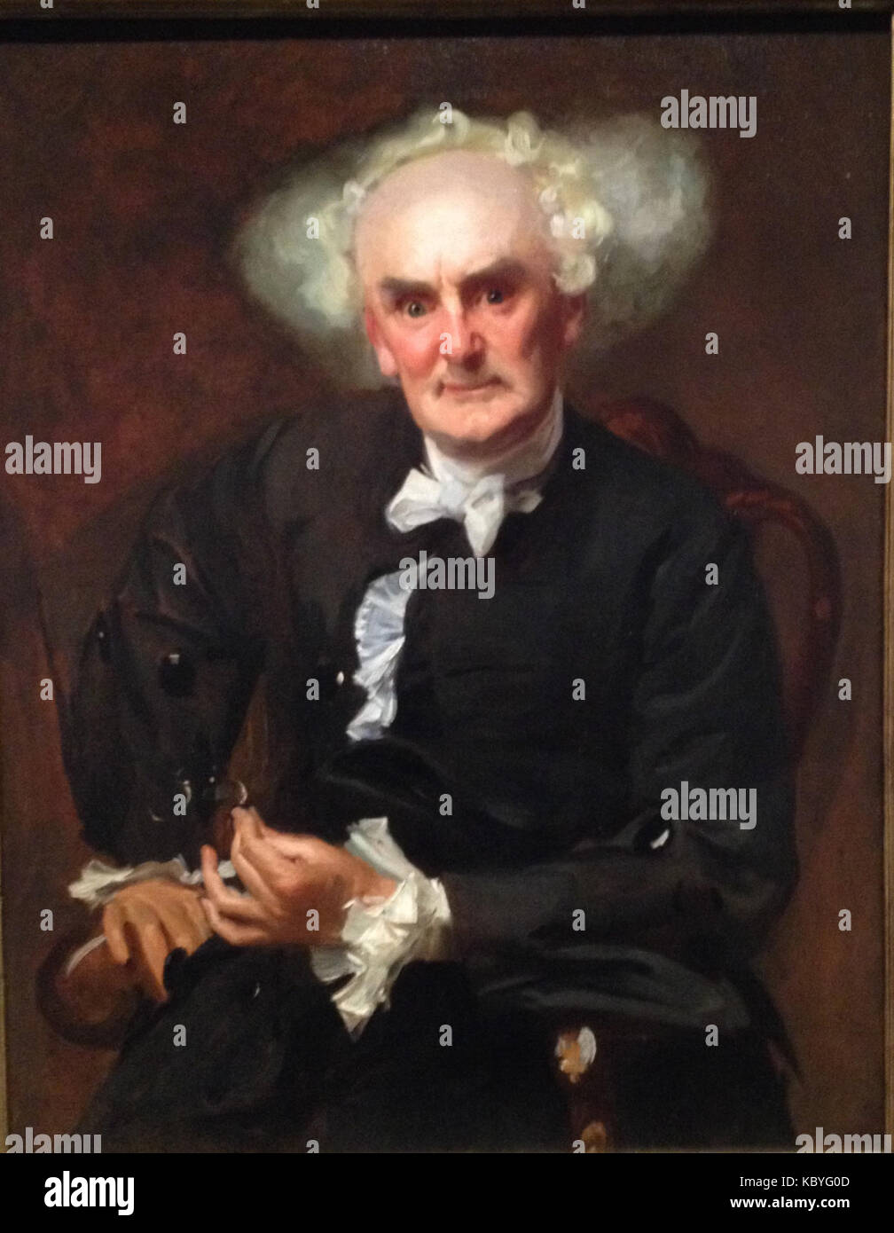 Joseph Jefferson comme médecin Panglos Banque D'Images