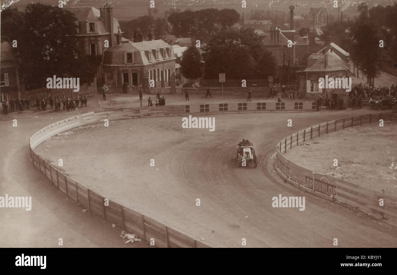 Ferenc Szisz au GP de France 1907 (1) Banque D'Images